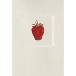 Greeting Cards - Red/Gold Strawberry  