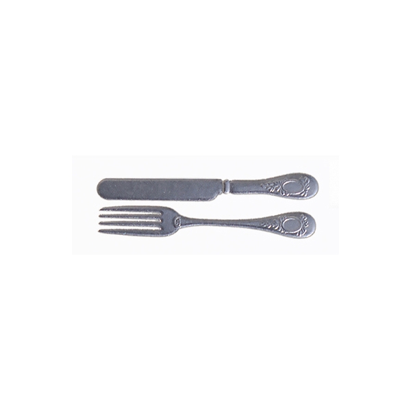 silver cutlery smooth white