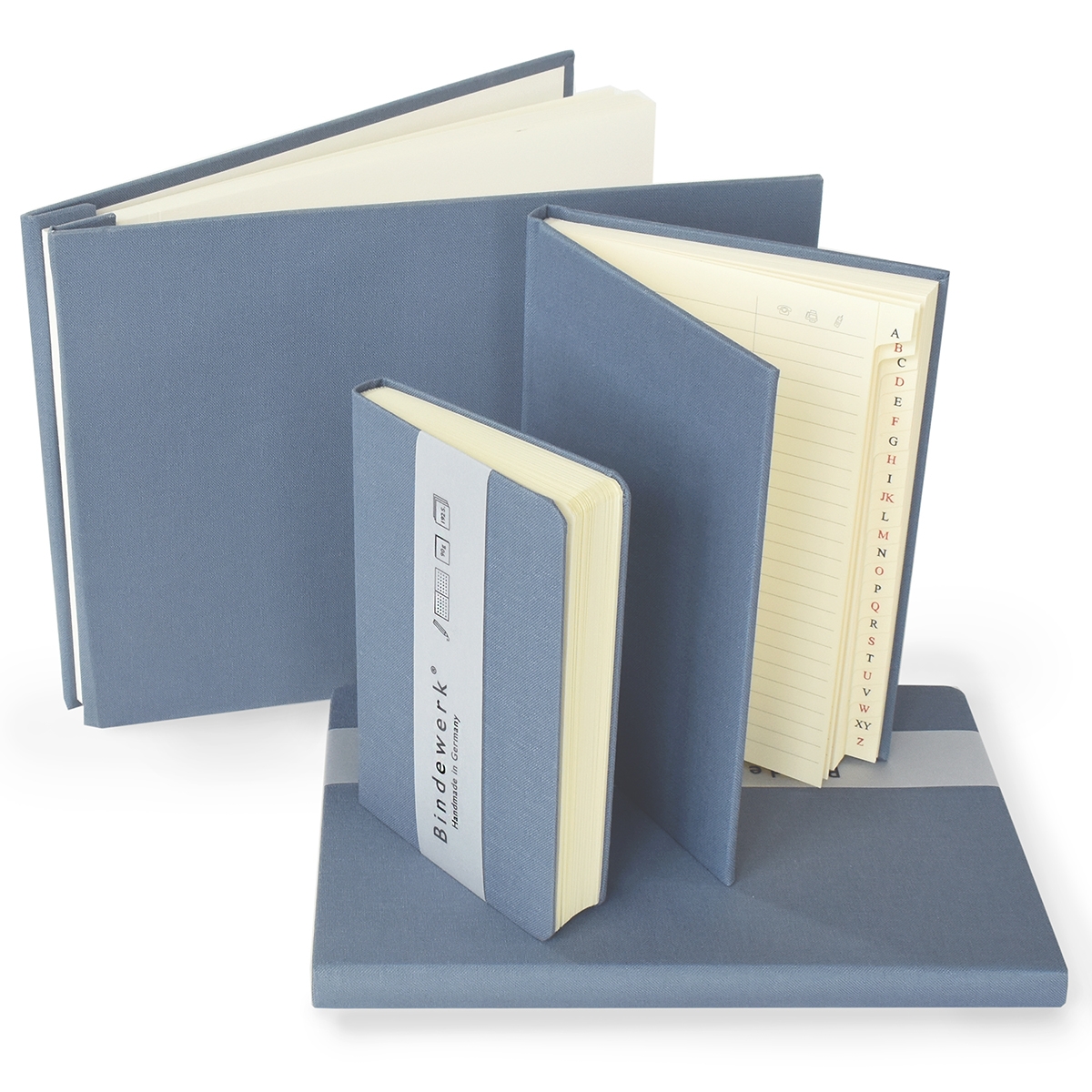 Bindewerk Linen Address Books - BWLNADBK