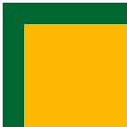 mango/dark green