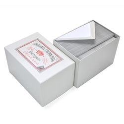 Classic Laid Note Card Presentation Box Original Crown Mill, Classic, Presentation Boxes, Laid, Stationery