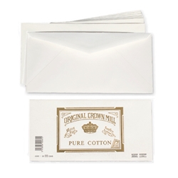 Pure Cotton Envelopes 25pk (for A4 Letter Pad)