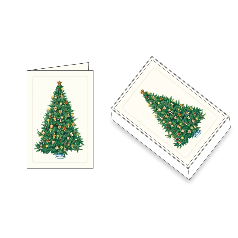 Rossi 1931 Christmas Double Card Sets 10/10 Christmas Tree - AGN800B