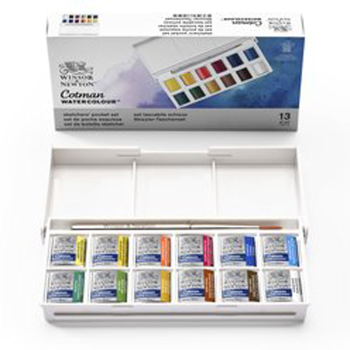 Winsor and Newton Cotman Watercolor Sketch Pocketbox - 0390640